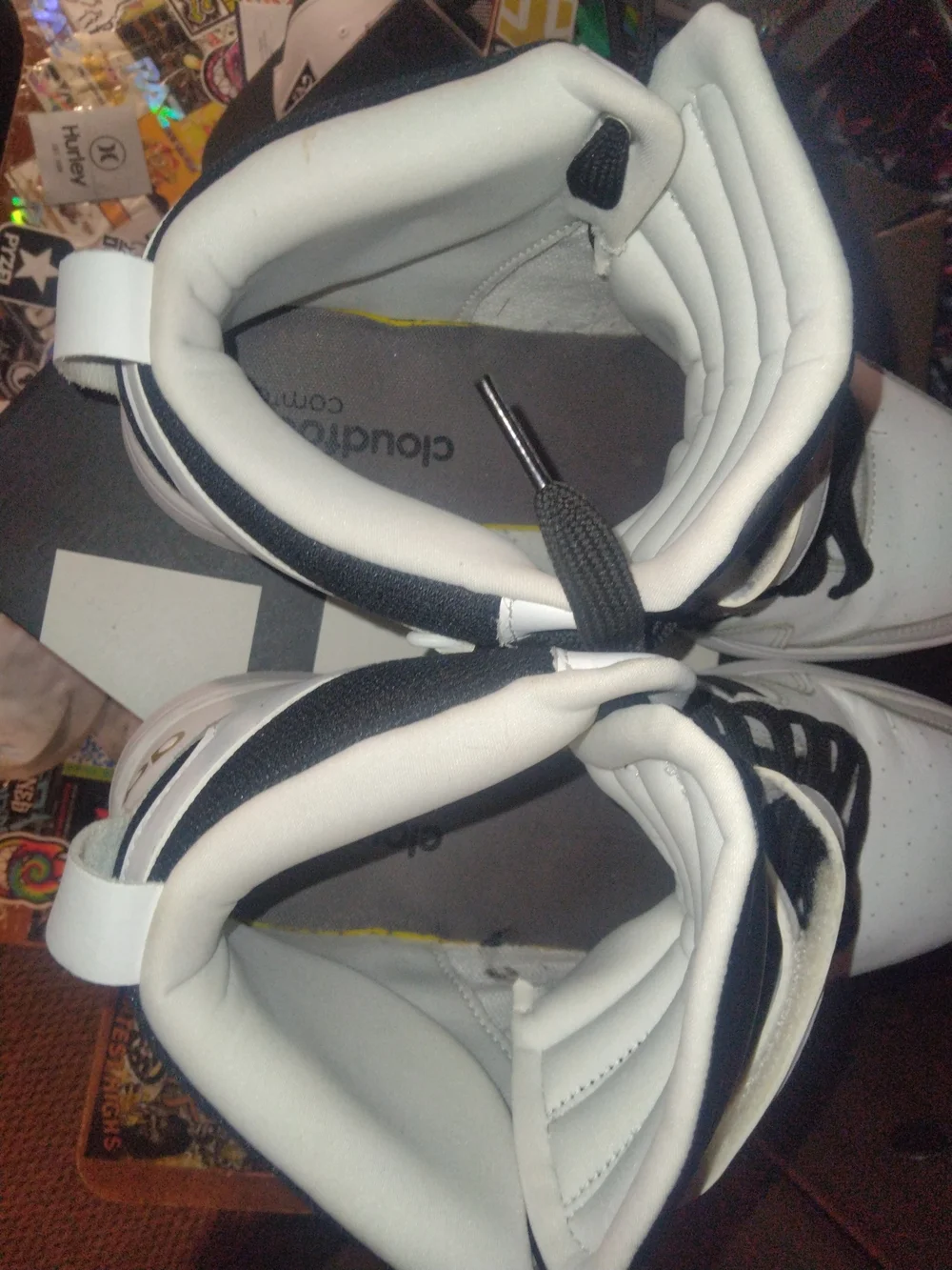 Adidas Black/White Postmove Mid - Size 12